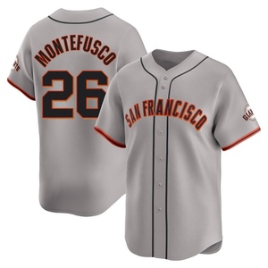 Men's San Francisco Giants John Montefusco Limited Gray Away Jersey
