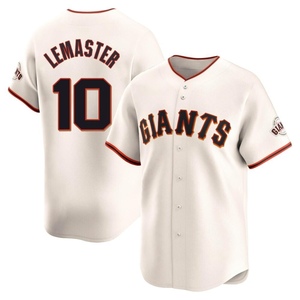 Men's San Francisco Giants Johnnie Lemaster Limited Cream Home Jersey