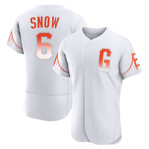 Men's San Francisco Giants J.t. Snow Authentic White 2021 City Connect Jersey