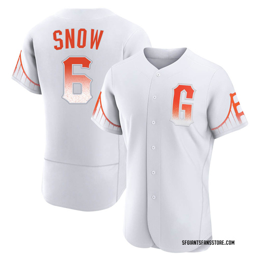 Men's San Francisco Giants J.t. Snow Authentic White 2021 City Connect Jersey