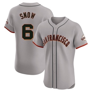Men's San Francisco Giants J.t. Snow Elite Gray Road Jersey