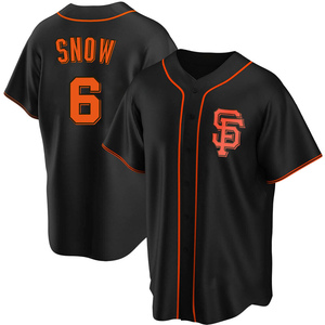 Men's San Francisco Giants J.t. Snow Replica Black Alternate Jersey