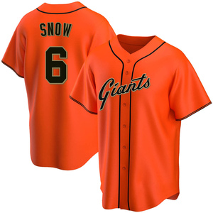 Men's San Francisco Giants J.t. Snow Replica Orange Alternate Jersey