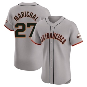 Men's San Francisco Giants Juan Marichal Elite Gray Road Jersey