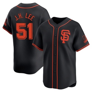 Men's San Francisco Giants Jung Hoo Lee Limited Black Alternate Jersey