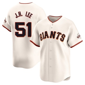 Men's San Francisco Giants Jung Hoo Lee Limited Cream Home Jersey