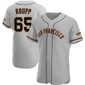 Men's San Francisco Giants Landen Roupp Authentic Gray Road Jersey