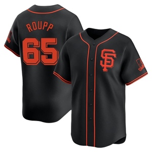 Men's San Francisco Giants Landen Roupp Limited Black Alternate Jersey