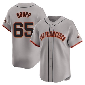 Men's San Francisco Giants Landen Roupp Limited Gray Away Jersey