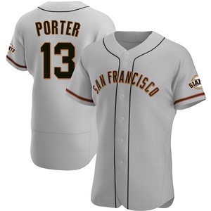 Men's San Francisco Giants Logan Porter Authentic Gray Road Jersey