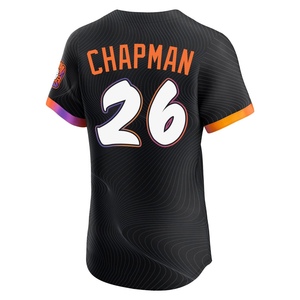 Men's San Francisco Giants Matt Chapman Elite Anthracite 2025 City Connect Jersey
