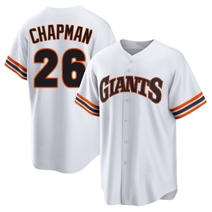Men's San Francisco Giants Matt Chapman Limited White Throwback Cooperstown Collection Jersey