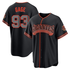Men's San Francisco Giants Matt Gage Limited Black Alternate Stadium Jersey