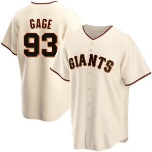 Men's San Francisco Giants Matt Gage Replica Cream Home Jersey