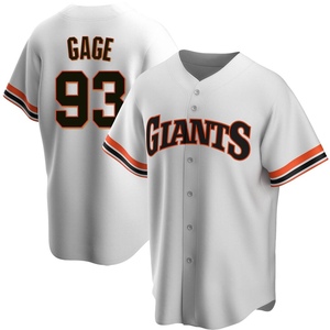 Men's San Francisco Giants Matt Gage Replica White Home Cooperstown Collection Jersey