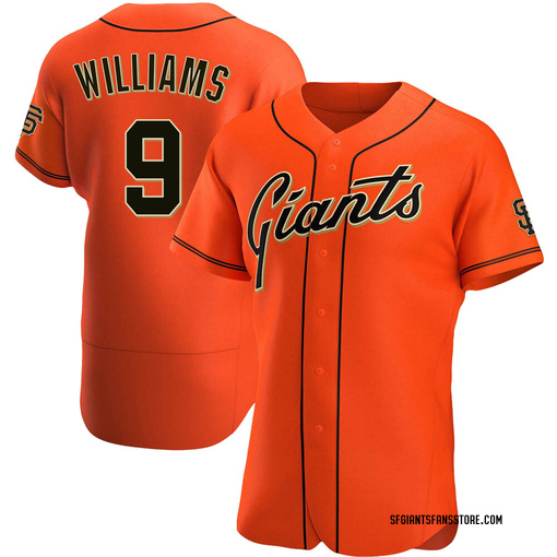 Men's San Francisco Giants Matt Williams Authentic Orange Alternate Jersey