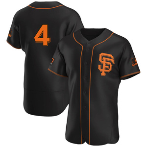 Men's San Francisco Giants Mel Ott Authentic Black Alternate Jersey