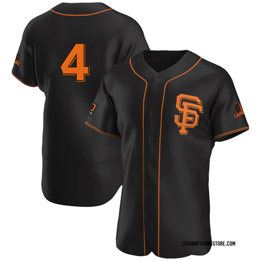 Men's San Francisco Giants Mel Ott Authentic Black Alternate Jersey