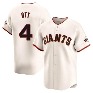 Men's San Francisco Giants Mel Ott Limited Cream Home Jersey