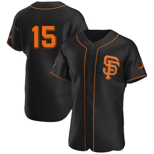 Men's San Francisco Giants Mike Ivie Authentic Black Alternate Jersey