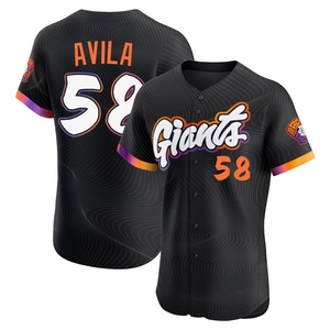 Men's San Francisco Giants Nick Avila Elite Anthracite 2025 City Connect Jersey