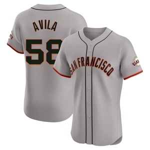 Men's San Francisco Giants Nick Avila Elite Gray Road Jersey