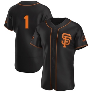 Men's San Francisco Giants Osleivis Basabe Authentic Black Alternate Jersey