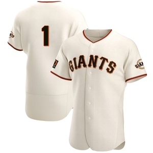 Men's San Francisco Giants Osleivis Basabe Authentic Cream Home Jersey
