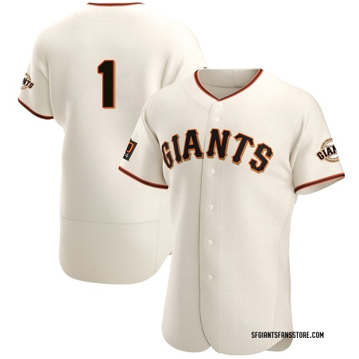 Men's San Francisco Giants Osleivis Basabe Authentic Cream Home Jersey
