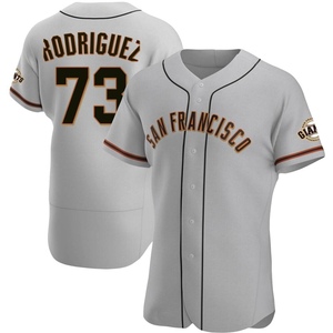 Men's San Francisco Giants Randy Rodriguez Authentic Gray Road Jersey