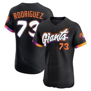 Men's San Francisco Giants Randy Rodriguez Elite Anthracite 2025 City Connect Jersey
