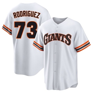 Men's San Francisco Giants Randy Rodriguez Limited White Throwback Cooperstown Collection Jersey