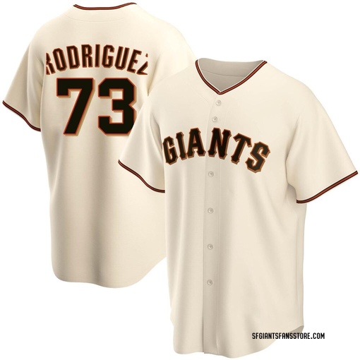 Men's San Francisco Giants Randy Rodriguez Replica Cream Home Jersey