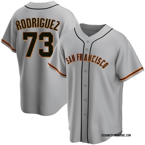 Men's San Francisco Giants Randy Rodriguez Replica Gray Road Jersey