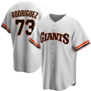 Men's San Francisco Giants Randy Rodriguez Replica White Home Cooperstown Collection Jersey