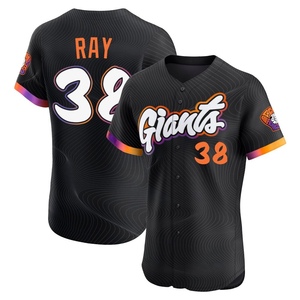 Men's San Francisco Giants Robbie Ray Elite Anthracite 2025 City Connect Jersey