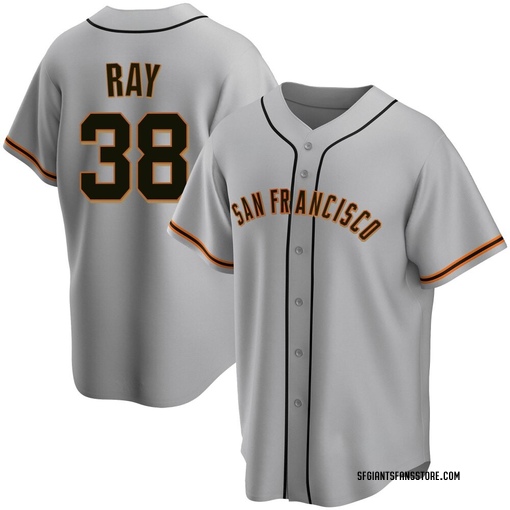 Men's San Francisco Giants Robbie Ray Replica Gray Road Jersey