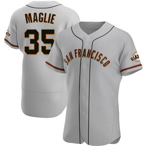 Men's San Francisco Giants Sal Maglie Authentic Gray Road Jersey