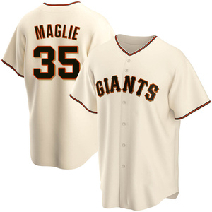 Men's San Francisco Giants Sal Maglie Replica Cream Home Jersey