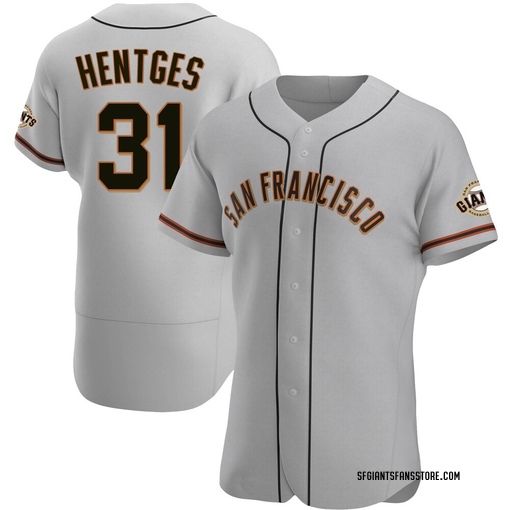Men's San Francisco Giants Sam Hentges Authentic Gray Road Jersey