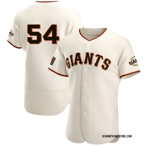Men's San Francisco Giants Scott Alexander Authentic Cream Home Jersey