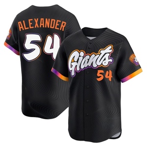 Men's San Francisco Giants Scott Alexander Limited Anthracite 2025 City Connect Jersey