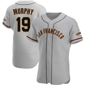 Men's San Francisco Giants Tom Murphy Authentic Gray Road Jersey