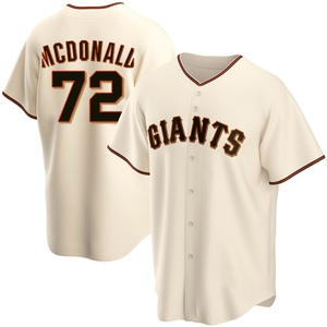 Men's San Francisco Giants Trevor McDonald Replica Cream Home Jersey