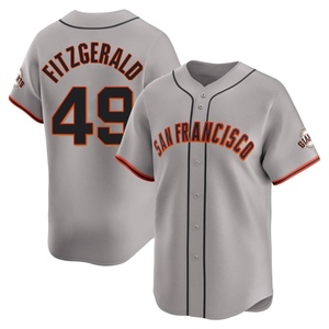 Men's San Francisco Giants Tyler Fitzgerald Limited Gray Away Jersey