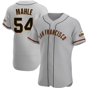 Men's San Francisco Giants Tyler Mahle Authentic Gray Road Jersey