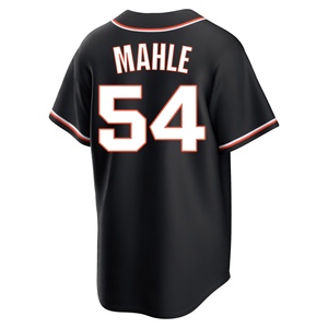 Men's San Francisco Giants Tyler Mahle Replica Black Fashion Out Jersey