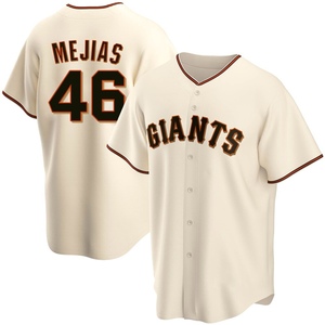Men's San Francisco Giants Ubert Mejias Replica Cream Home Jersey