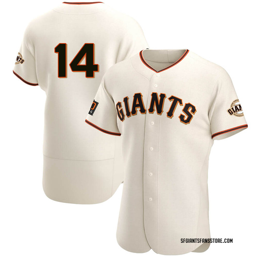 Men's San Francisco Giants Vida Blue Authentic Blue Cream Home Jersey