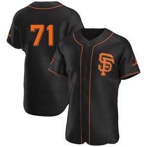 Men's San Francisco Giants Wilkin Ramos Authentic Black Alternate Jersey